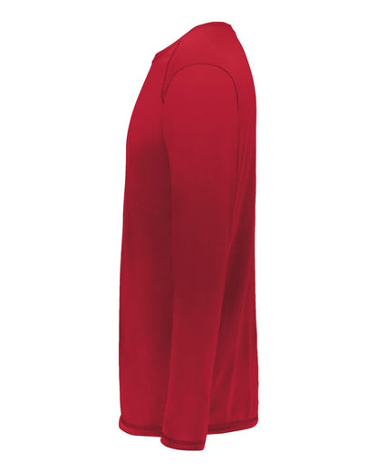 Augusta Sportswear Super Soft-Spun Poly Long Sleeve T-Shirt 6845 #color_Scarlet