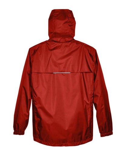 CORE365 Men's Climate Seam Sealed Lightweight Variegated Ripstop Jacket 88185 #color_Classic Red
