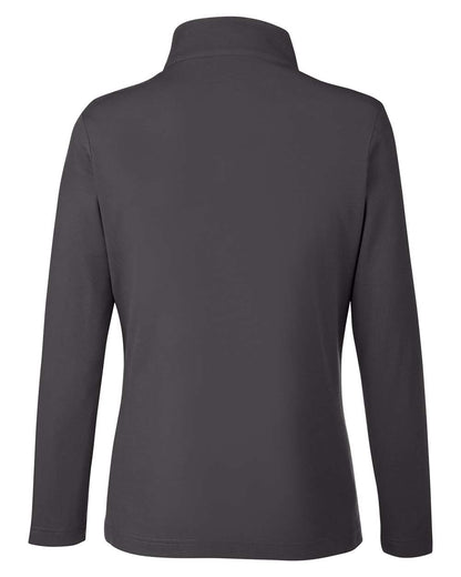 CORE365 Women's Fusion ChromaSoft™ Pique Quarter-Zip Pullover CE405W #color_Carbon