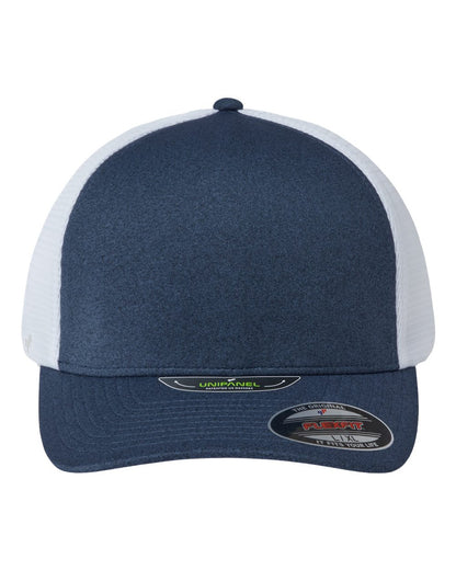 Flexfit Unipanel™ Trucker Cap 5511UP #color_Melange Navy/ White