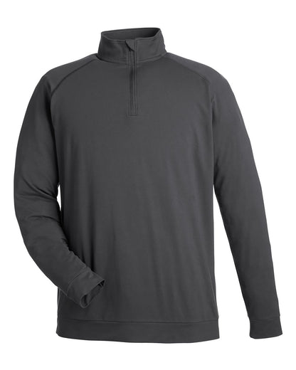 Swannies Men's Colt Quarter-Zip Pullover SWC500 #color_Black