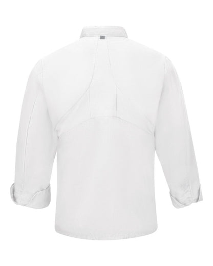 Chef Designs Mimix™ Chef Coat with OilBlok 042X #color_White
