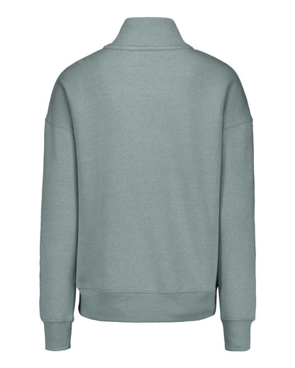 MV Sport Women's Cloud Fleece Quarter-Zip Sweatshirt W20189 #color_Greenstone