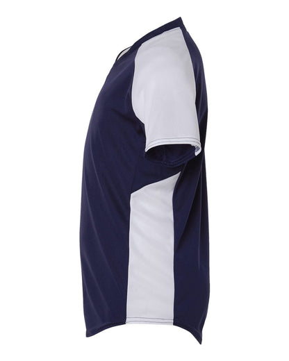 Augusta Sportswear Girls' Cutter Jersey 1523 #color_Navy/ White