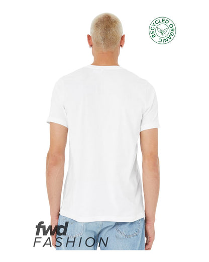 BELLA + CANVAS FWD Fashion Jersey Recycled Organic Tee 3001RCY #colormdl_Solid White Blend