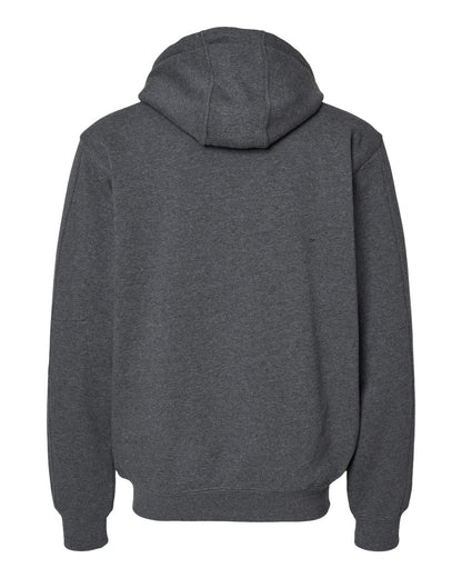 DRI DUCK Men's Tall Crossfire Heavyweight Power Fleece Hooded Jacket with Thermal Lining 7033T #color_Dark Oxford