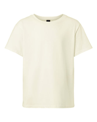 Gildan Youth Light Cotton T-Shirt 3000B #color_Off White