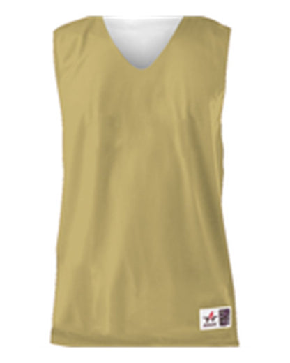 Alleson Athletic Reversible Mesh Tank 560R #color_Vegas Gold/ White