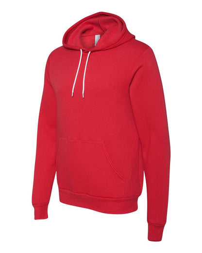 BELLA + CANVAS Unisex Sponge Fleece Hoodie Sweatshirt 3719 #color_Red