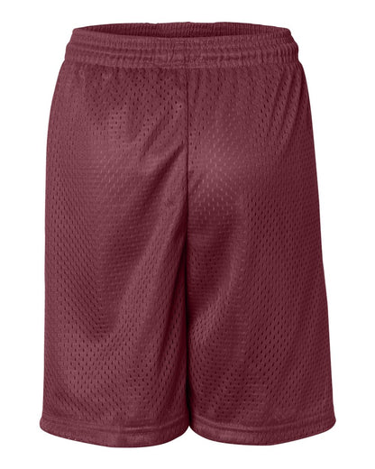 Badger Youth Pro Mesh 6" Shorts 2207 #color_Cardinal