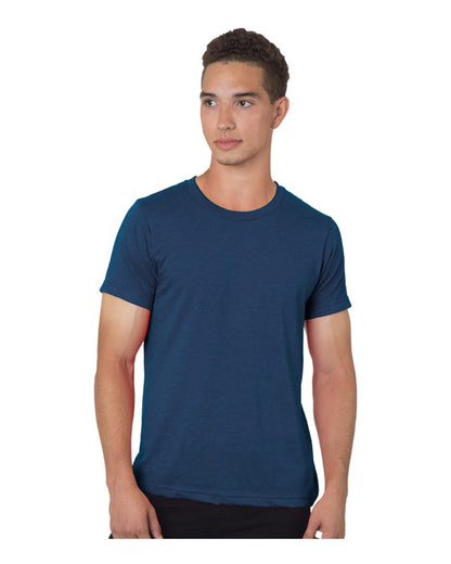 Bayside 50/50 Fine Jersey T-Shirt 9510 #color_Heather Navy