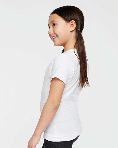 LAT Girls' Fine Jersey Tee 2616 #colormdl_White