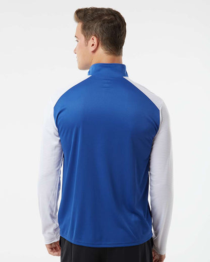 Badger Breakout Quarter-Zip Pullover 4231 #colormdl_Royal/ White