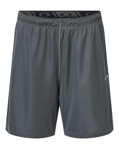 Oakley Unisex Team Issue Hydrolix 7" Shorts with Drawcord FOA405933 #color_Forged Iron