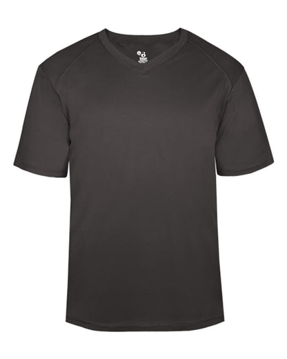 Badger B-Core V-Neck T-Shirt 4124 #color_Graphite