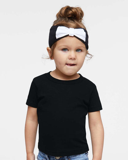 Rabbit Skins Infant Cotton Jersey Tee 3401 #colormdl_Black