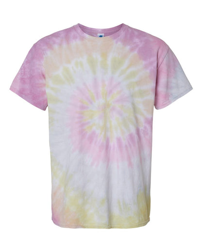 Colortone Youth Multi-Color Tie-Dyed T-Shirt 1000Y #color_Desert Rose