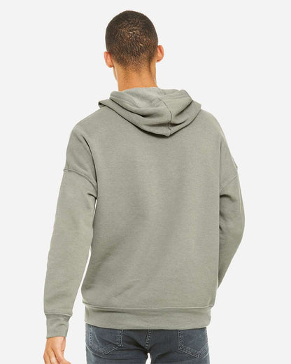 BELLA + CANVAS Unisex Sponge Fleece Drop Shoulder Hoodie Sweatshirt 3729 #colormdl_Heather Stone