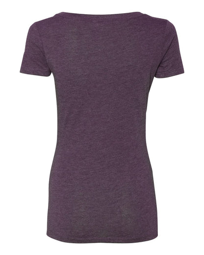 Next Level Women’s Triblend Scoop Neck T-Shirt 6730 #color_Vintage Purple