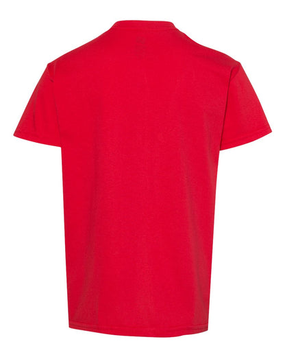 Hanes Essential-T Youth T-Shirt 5480 #color_Athletic Red