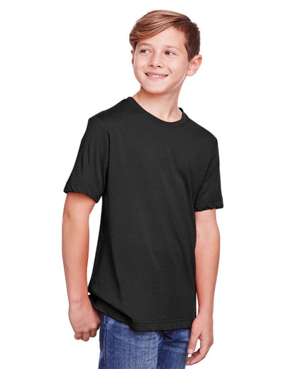 CORE365 Youth Fusion ChromaSoft™ Performance T-Shirt CE111Y #colormdl_Black