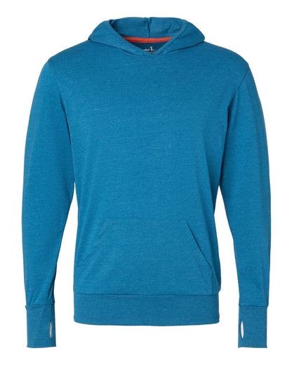 Kastlfel Unisex RecycledSoft™ Hooded Long Sleeve T-Shirt 4022 #color_Breaker Blue