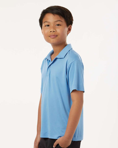 AllPro Youth Pro-Lock Performance Polo 41800Y #colormdl_Carolina Blue