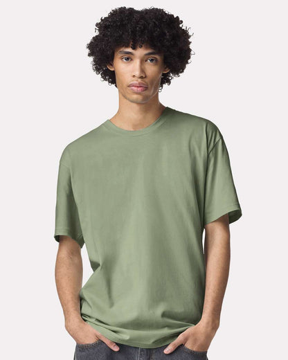 American Apparel Unisex Fine Jersey Tee 2001 #colormdl_Sage