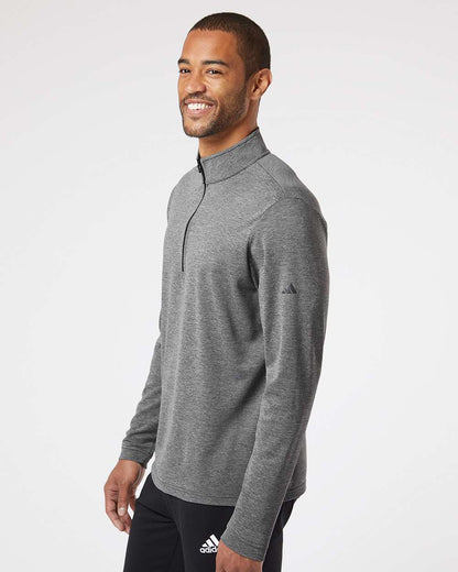 Adidas Men's Ultimate365 Lightweight Quarter-Zip Pullover A401 #colormdl_Black Heather