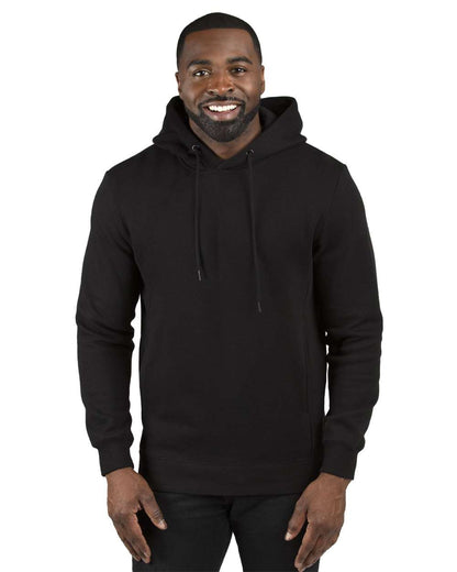 Threadfast Apparel Unisex Ultimate Fleece Pullover Hooded Sweatshirt 320H #colormdl_Black
