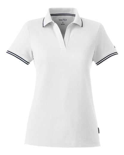 Nautica Women's Deck Polo N17168 #color_White