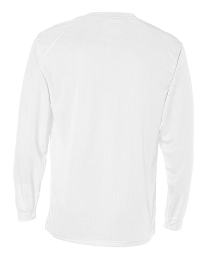 Badger B-Core Long Sleeve T-Shirt 4104 #color_White