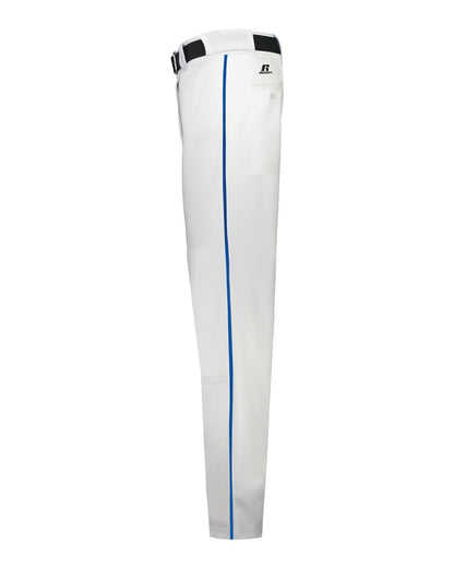 Russell Athletic Youth Piped Change-Up Baseball Pants R14DBB #color_White/ Royal