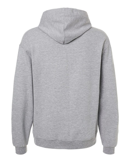 JERZEES Unisex Ultimate CVC Hooded Sweatshirt IC49MR #color_Athletic Heather