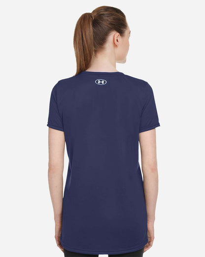 Under Armour Women's Team Tech™ T-Shirt 1376847 #colormdl_Midnight Navy/ White