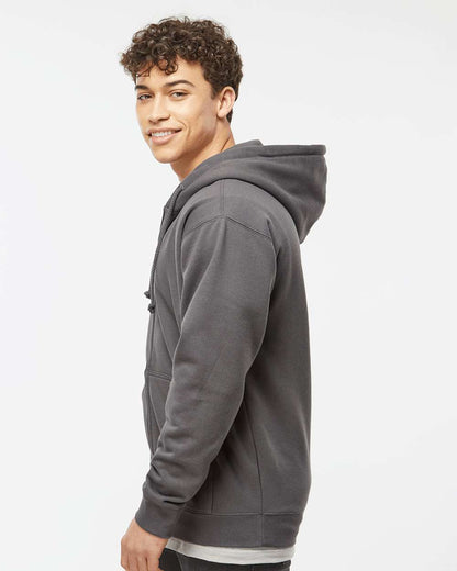 Independent Trading Co. Unisex Heavyweight Full-Zip Hooded Sweatshirt IND4000Z #colormdl_Solid Charcoal