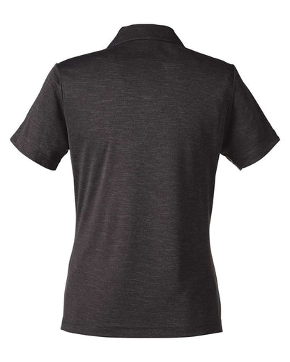 Team 365 Women's Zone Sonic Heather Performance Polo TT51HW #color_Black Heather