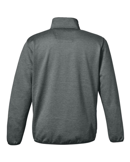 HUK Men's Coldfront+ Quarter-Zip Pullover H130098 #color_Volcanic Ash Heather