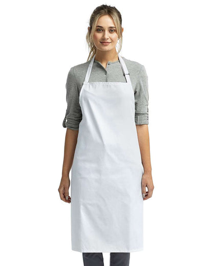 Artisan Collection by Reprime Recycled Bib Apron RP150 #colormdl_White