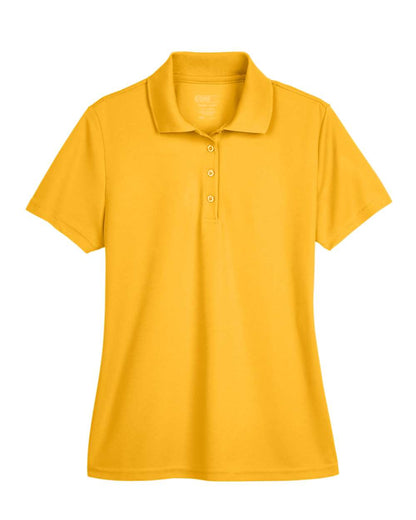 CORE365 Women's Origin Performance Piqué Polo 78181 #color_Campus Gold