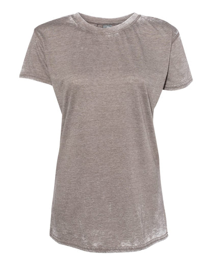 J. America Women’s Zen Jersey T-Shirt 8116 #color_Cement
