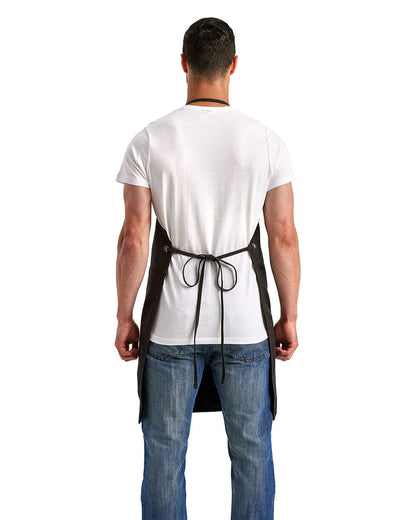 Artisan Collection by Reprime Artisan's Choice Double Pocket Canvas Apron RP181 #colormdl_Black