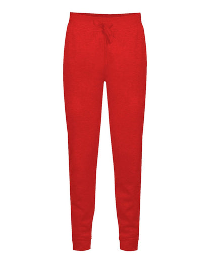 Badger Women’s Sport Athletic Fleece Joggers 1216 #color_Red