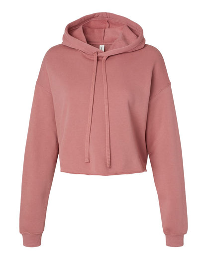 BELLA + CANVAS Women's Crop Fleece Hoodie 7502 #color_Mauve