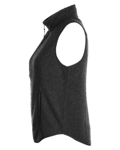 North End Women's Aura Sweater Fleece Vest NE714W #color_Black/ Black
