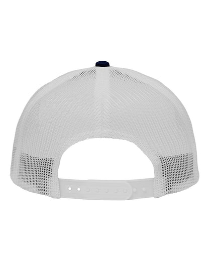 Sportsman Traditional Lo-Pro Mesh Back Trucker Fit Cap SP1450 #color_Chino Navy/ White