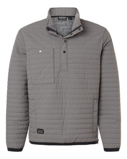 DRI DUCK Men's Keystone Quilted Pullover 5303 #color_Grey