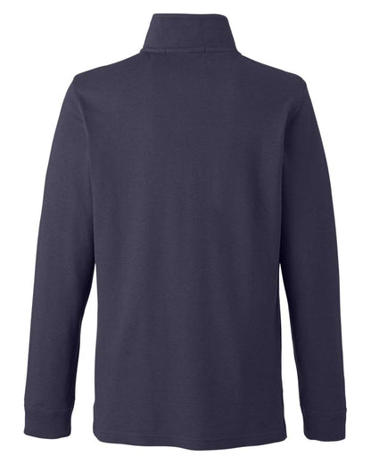 Devon & Jones Men's New Classics® Performance Quarter-Zip Pullover DG400 #color_Navy