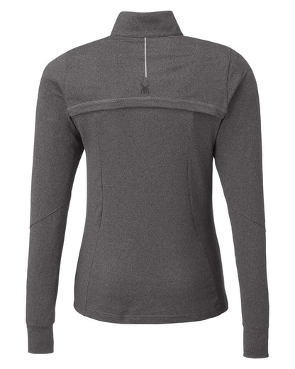 Spyder Women's Spyre Quarter-Zip Pullover S17917 #color_Black Frost