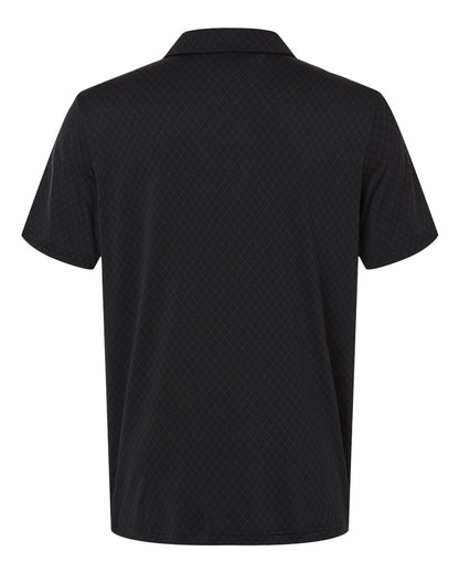Adidas Men's 4-Way Stretch Printed Polo A716 #color_Carbon